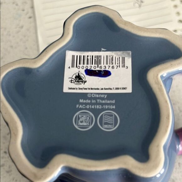 Disney Blue Ceramic Stitch Figural Mug NWT - Picture 6 of 8